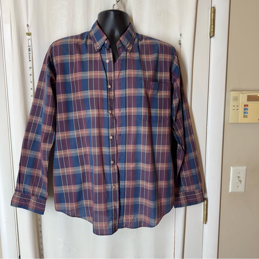 Vintage Evan Picone Plaid Shirt